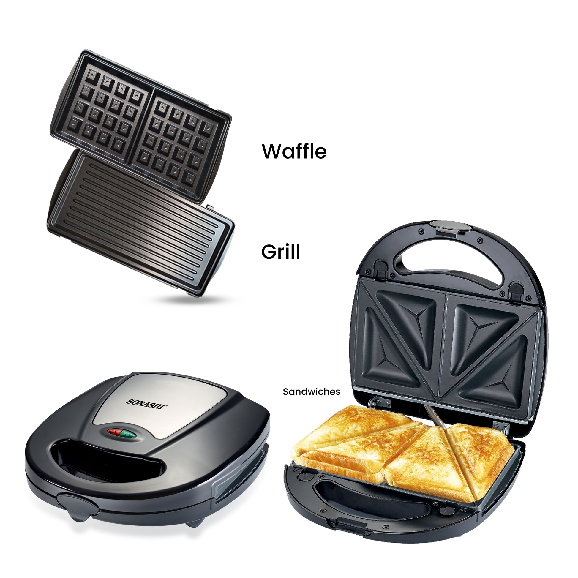 sandwich maker 3 in 1