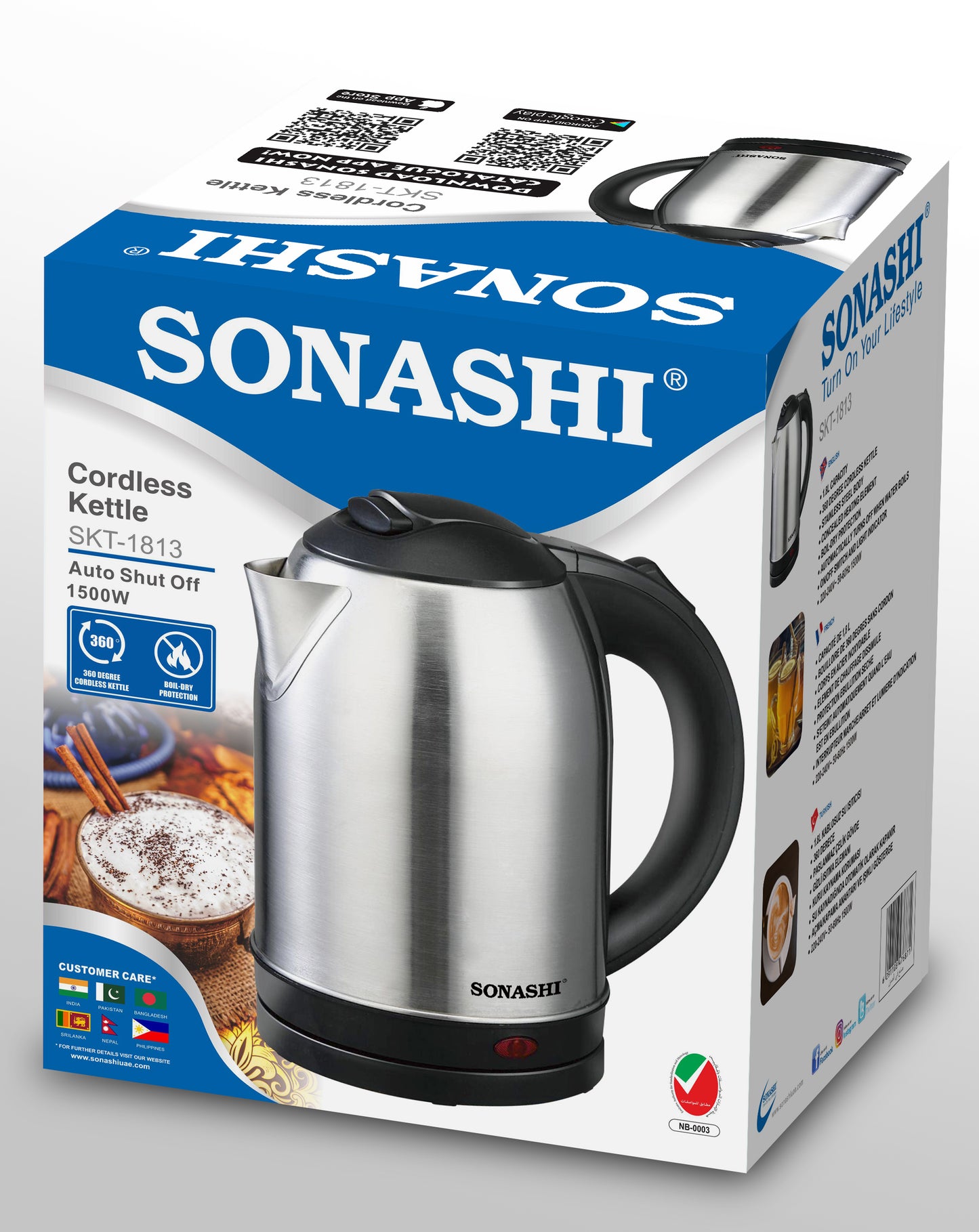 Cordless Kettle SKT-1813