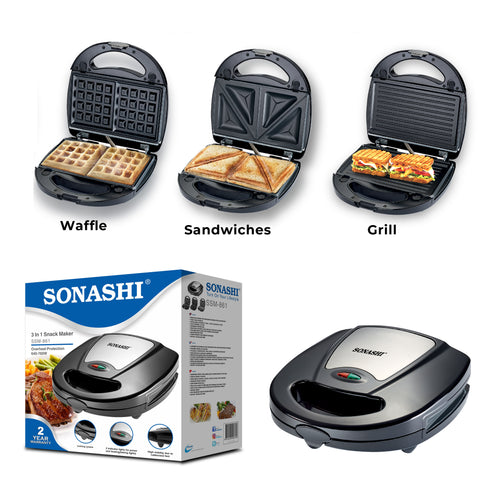 Explore the Multi Snack Maker 3-in-1 for Delicious Snack Creations! –  SONASHI